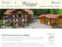 Tablet Screenshot of forellenbach.de